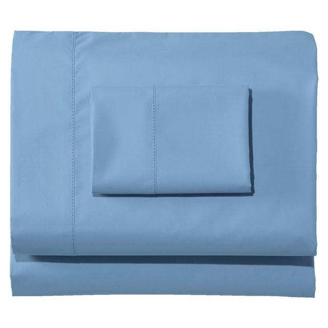 Mid Blue Queen - 280-Thread-Count Pima Cotton Percale Sheet Set | Sheets at L.L.Bean