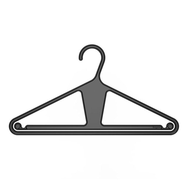 Kangaroo™ 100% Recycled High-Strength Clothing Hanger, Pants, Shirt, Suit, Coat - Patented, Heavy Duty, Non-Slip, Hangeroo - Includes Hacks, Tips, Tricks Booklet – Made in USA (Charcoal 30-Pack)