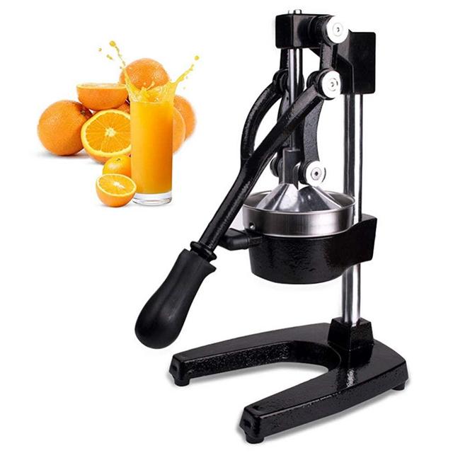 Switol Manual Citrus Juicer Press, Commercial Orange and Lemon Juice Squeezer Extractor (Black)