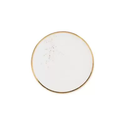 Olivia & Oliver™ Harper Splatter Organic Shape Gold Appetizer Plate