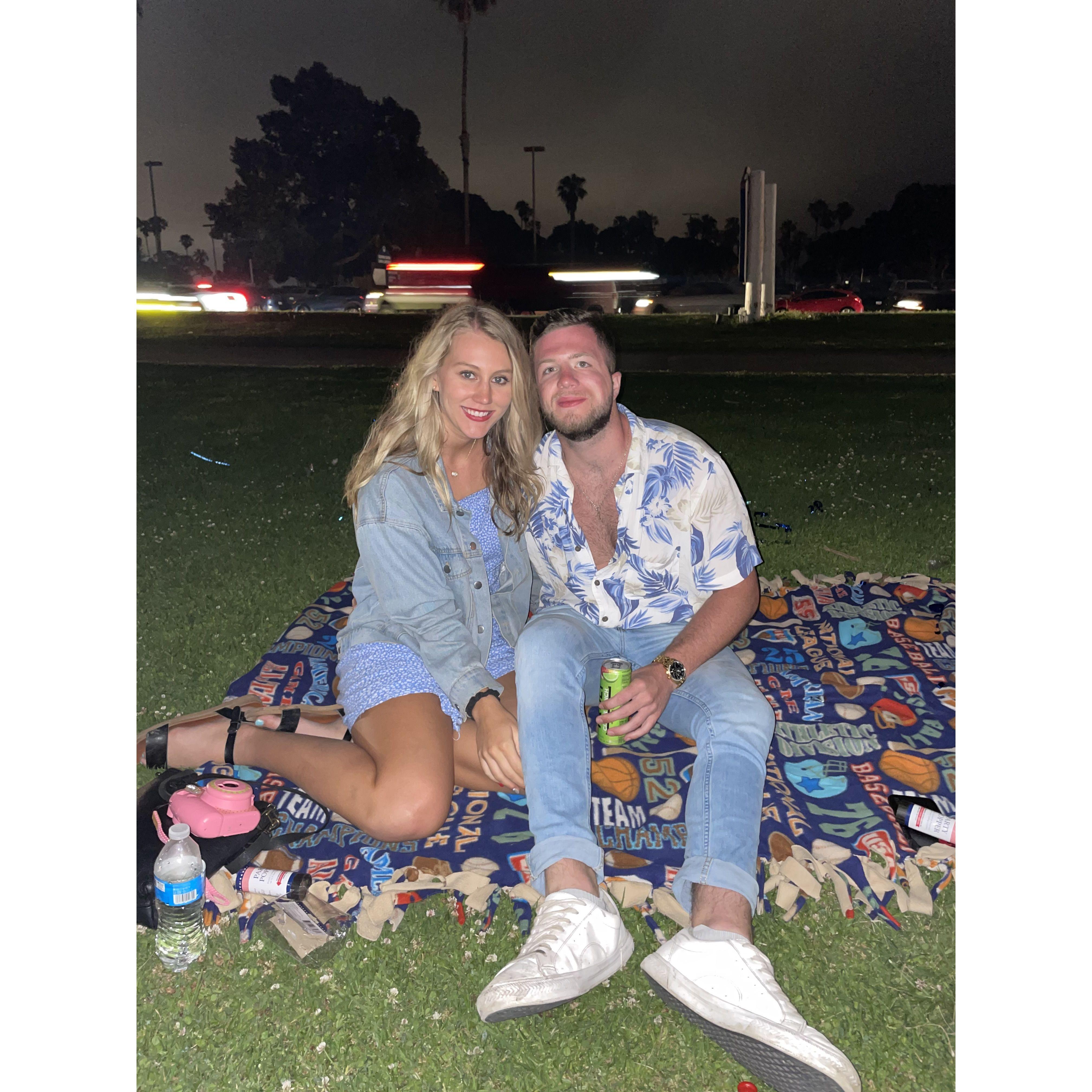 Our first trip together to San Diego over the 4th of July.