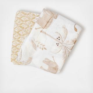 Kendi Assorted Swaddle Blanket, Set of 2