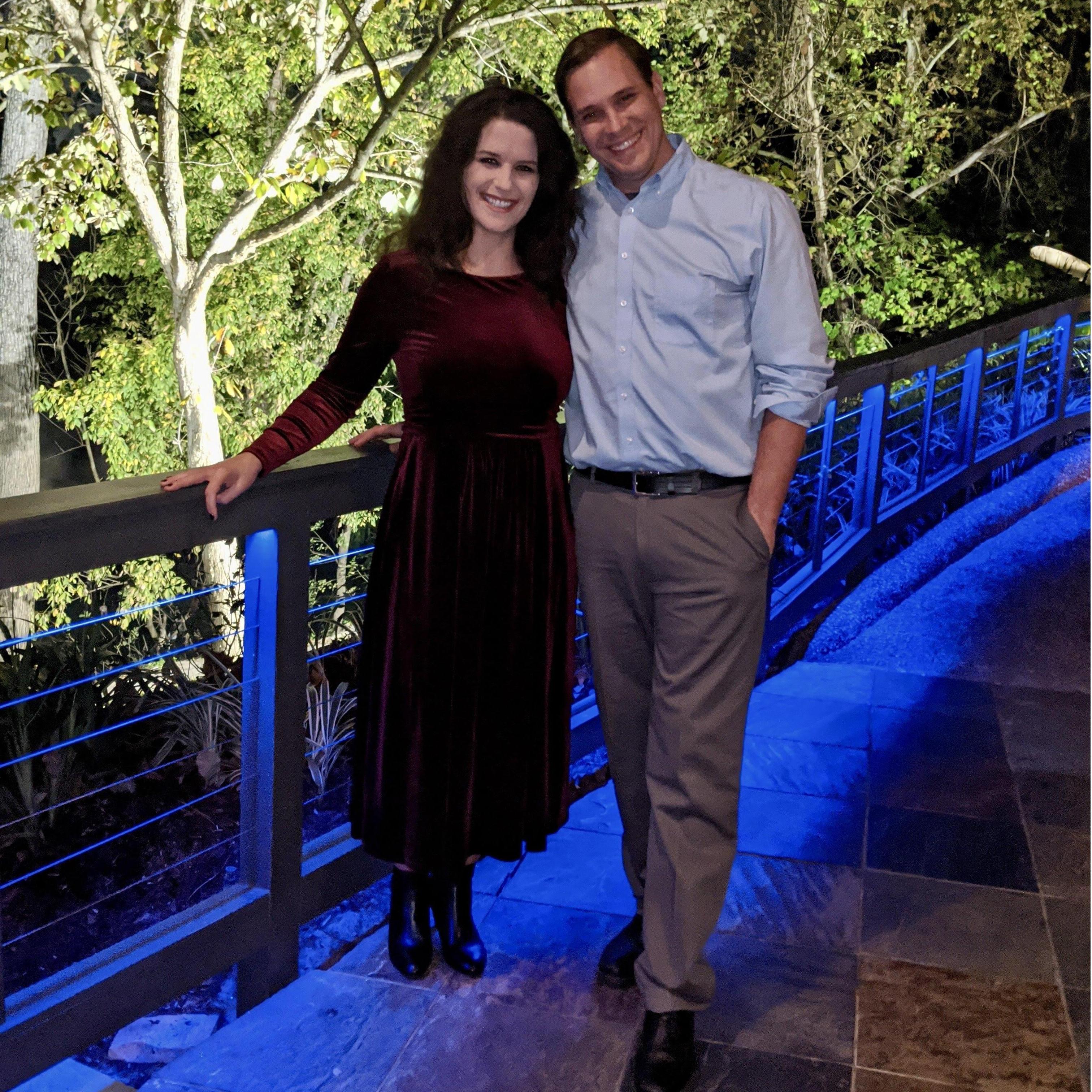 Houston, TX. Mike's holiday party.