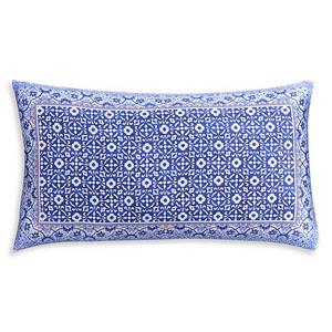 cupcakes and cashmere Blue Frame Decorative Pillow, 13" x 23"