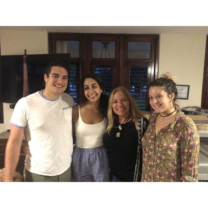 Ally's first visit to PR in 2018 and first meeting with Mami (Angel's mom - she jumped out of a closet to surprise us!)
