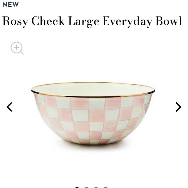 Rosy Check Large Everyday Bowl