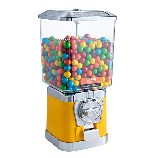 VEVOR Vending Machine, Classic Gumball Bank, Huge Load Capacity Candy Gumball Machine, Mini Vending Machines, Gumball Dispenser Machine for Kids, Perfect for