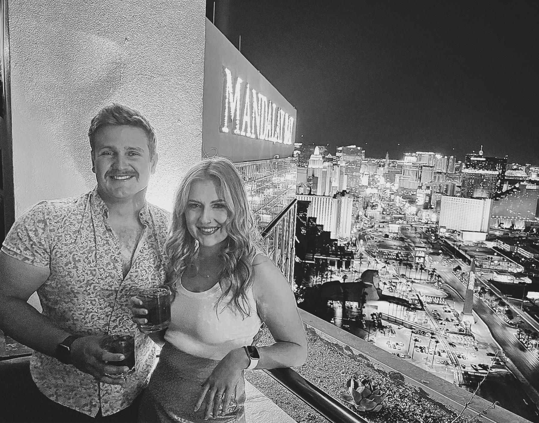 Our first vacation together, we flew to Las Vegas for my birthday, 2022.