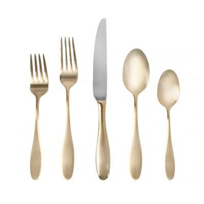 Towle® Living Ashwell Gold 20-Piece Flatware Set