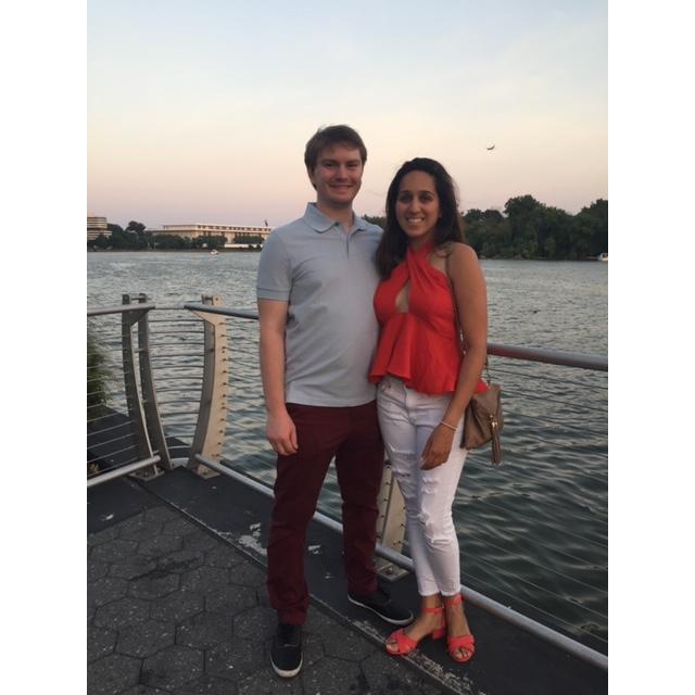 While in Arlington, VA, we were lucky to live walking distance from Georgetown Waterfront! This led to tons of impromptu date nights, like the one pictured here
