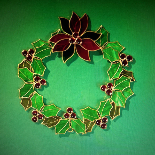 Stain Glass Wreath