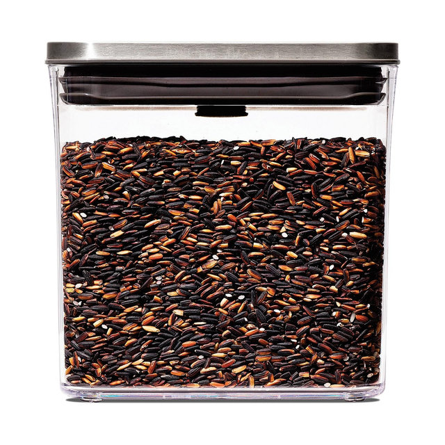OXO Steel POP Rectangle Short 1.7-Qt. Food Storage Container