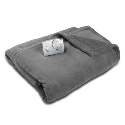 Microplush Electric Blanket (Twin) Charcoal Gray - Biddeford Blankets