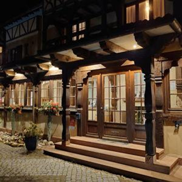 Dinner at Restaurant le Heimbach near Chateau Fleckenstein