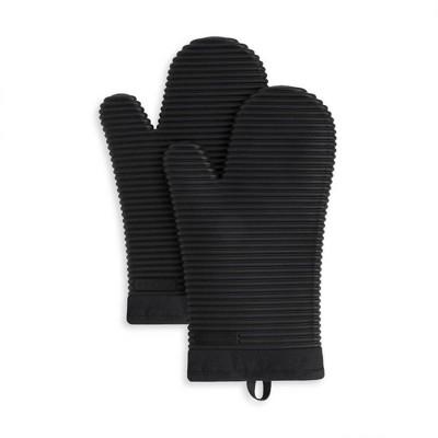 KitchenAid 2pk Silicone Ribbed Oven Mitts
