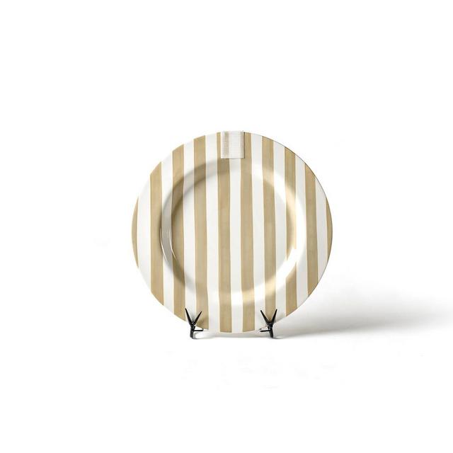 Neutral Stripe Big Entertaining Platter with Happy Everything!™ Big Attachment