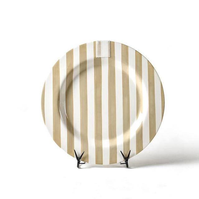 Neutral Stripe Big Entertaining Platter with Happy Everything!™ Big Attachment