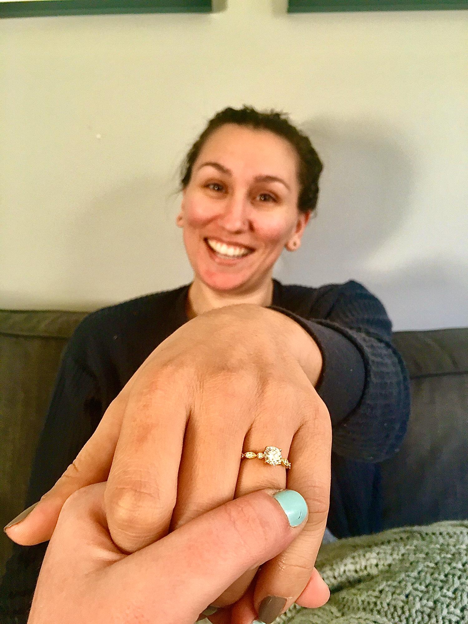 Greta: I hiked 9 miles for a proposal, and all she had to do was sit on the sofa!