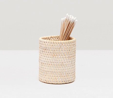 Hive | Dalton Brush Holder, White Washed