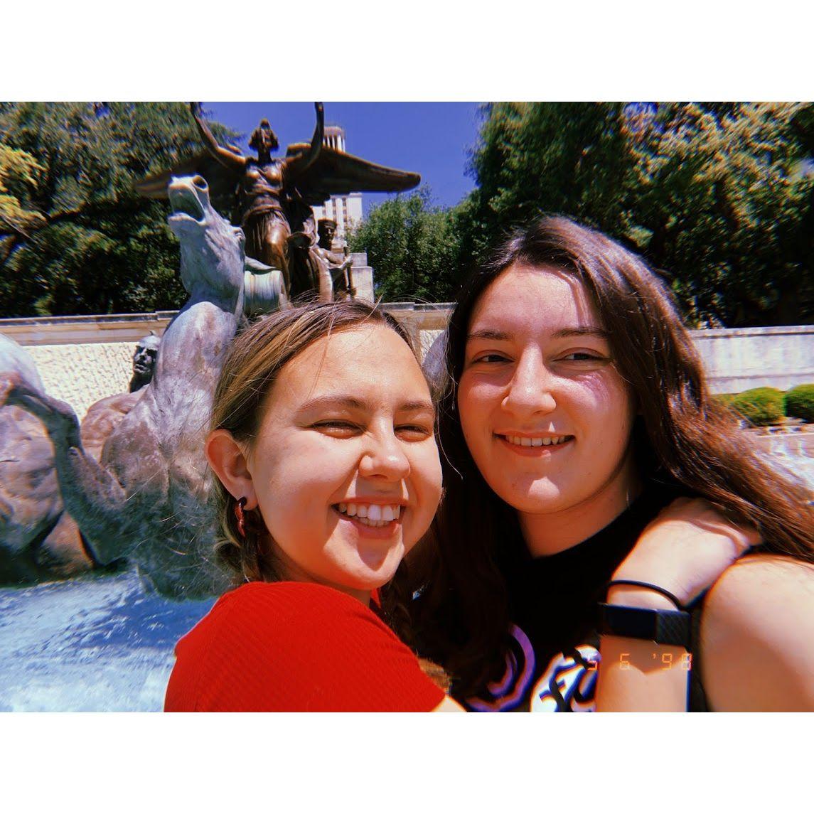 UT Austin famous fountain - the water was actually clear for once.