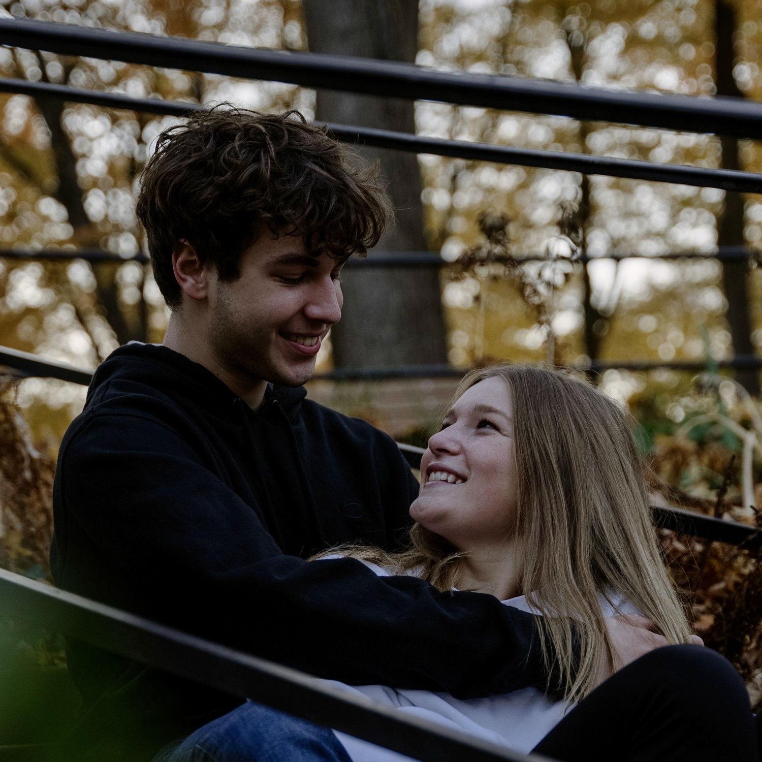 Us during Eli's senior pictures