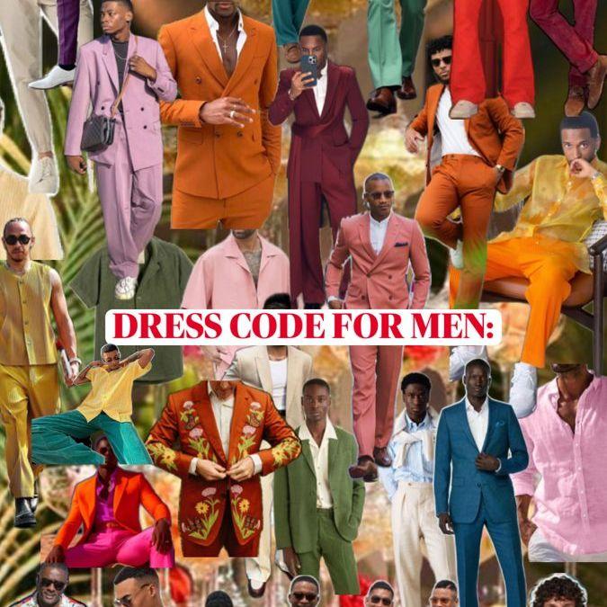 MEN DRESS CODE / code vestimentaire des hommes