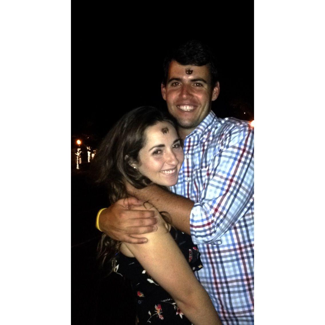 June 28, 2016 - Midnight on Sarah's 21st birthday, the day after Tyler's 21st birthday, and unbeknownst to us this would be exactly 9 years before our wedding!