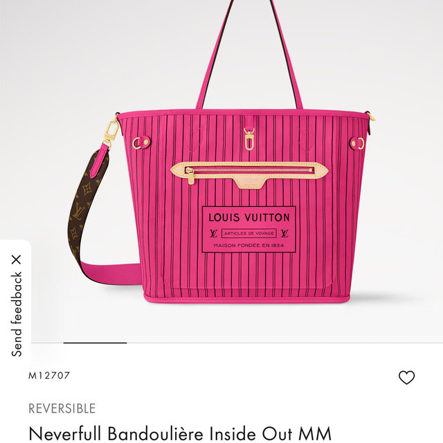 Neverfull Bandoulière Inside Out MM