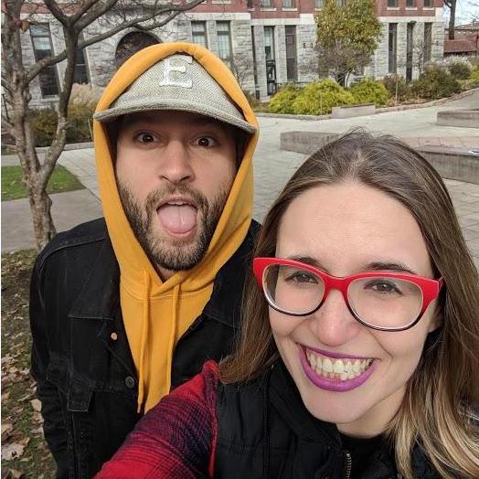Post Annie's Clark brunch walk through campus