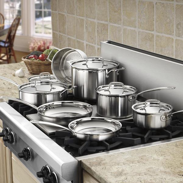 Cuisinart MCP-12N Multiclad Pro Stainless Steel 12-Piece Cookware Set