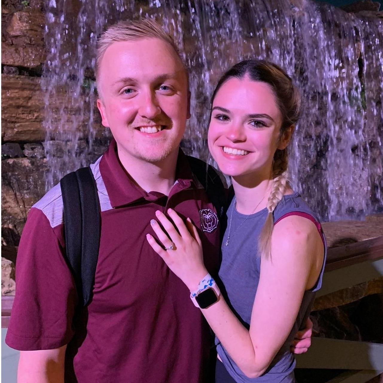 The day everyone waited for. Engagement in August of 2020!