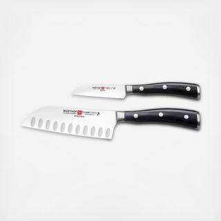 2-Piece Mini Asian Knife Set, Classic Ikon