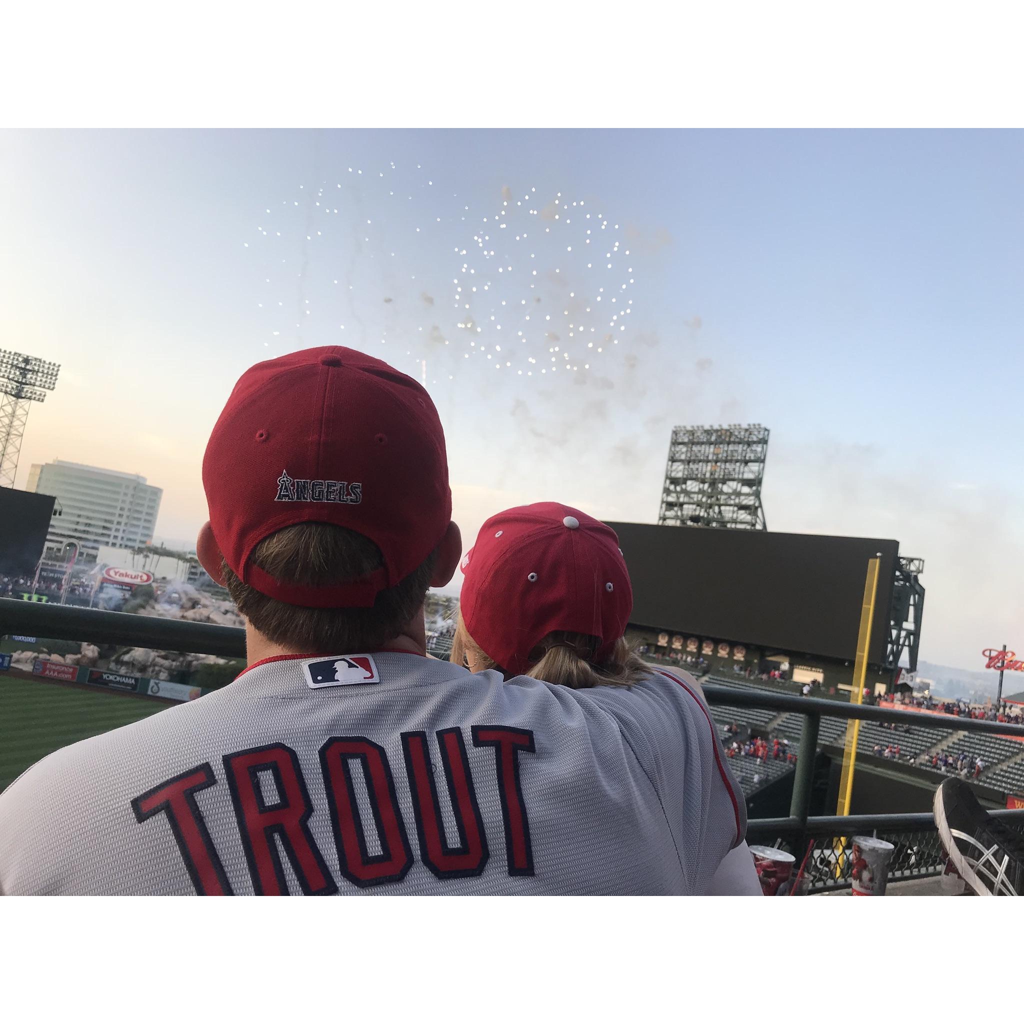 Angels fans through and through!