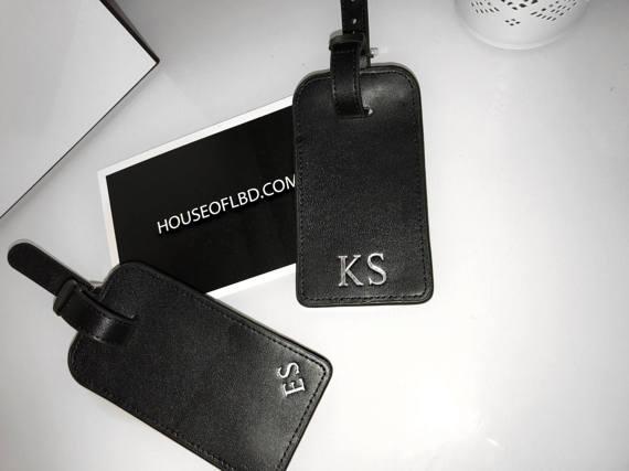 MONOGRAM LUGGAGE TAGS