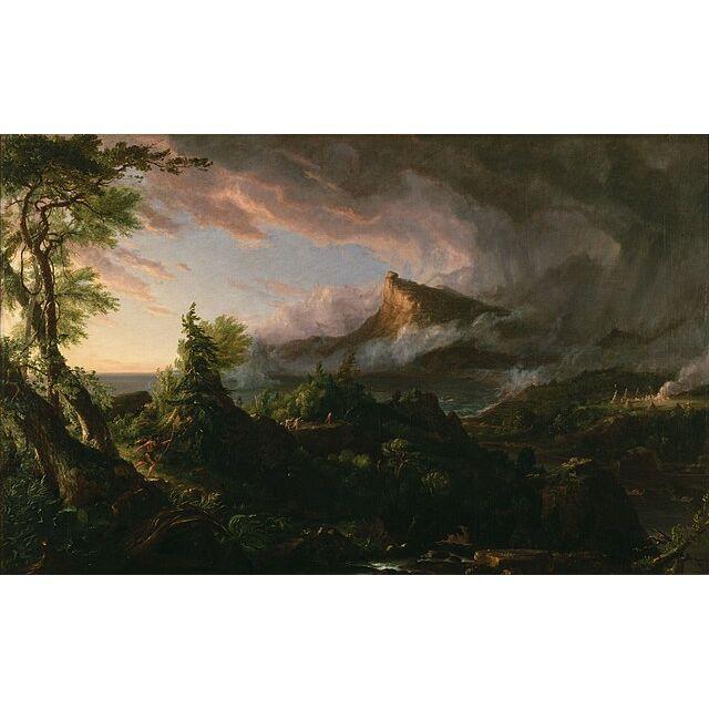 The Course of Empire, The Savage State. Thomas Cole, 1834