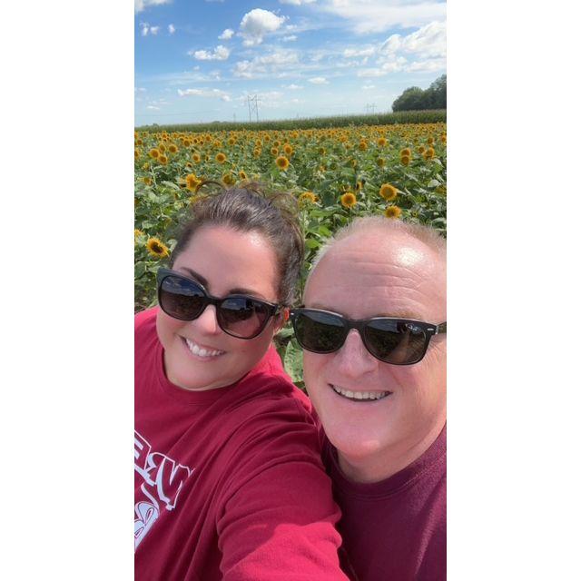 our annual trip to the sunflower field
