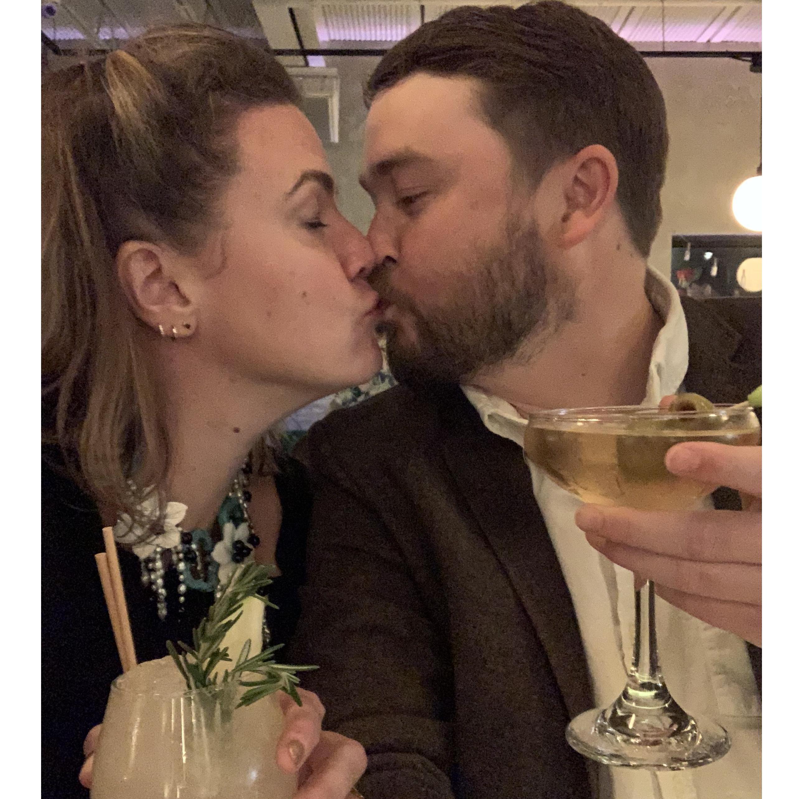 Big fans. Of dirty martinis, goblets of gin, and each other. Not necessarily in that order.