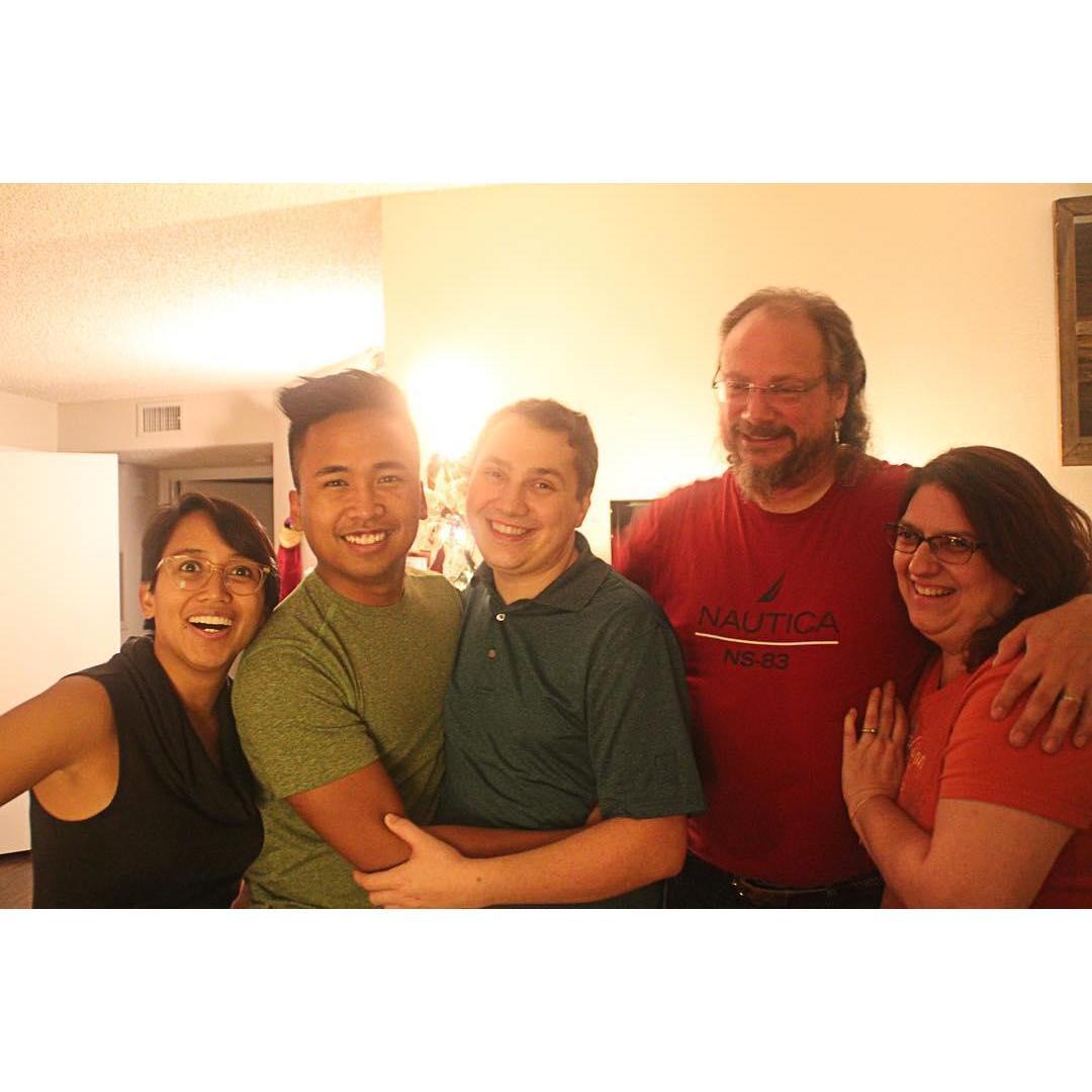 Angelo & Sterling with Ysabel, Angelo's sister and Doug and Diane, Sterling's parents.