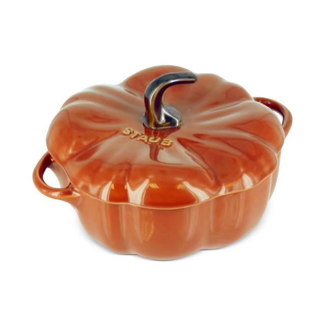 Staub Ceramic 16-Oz. Petite Pumpkin Cocotte