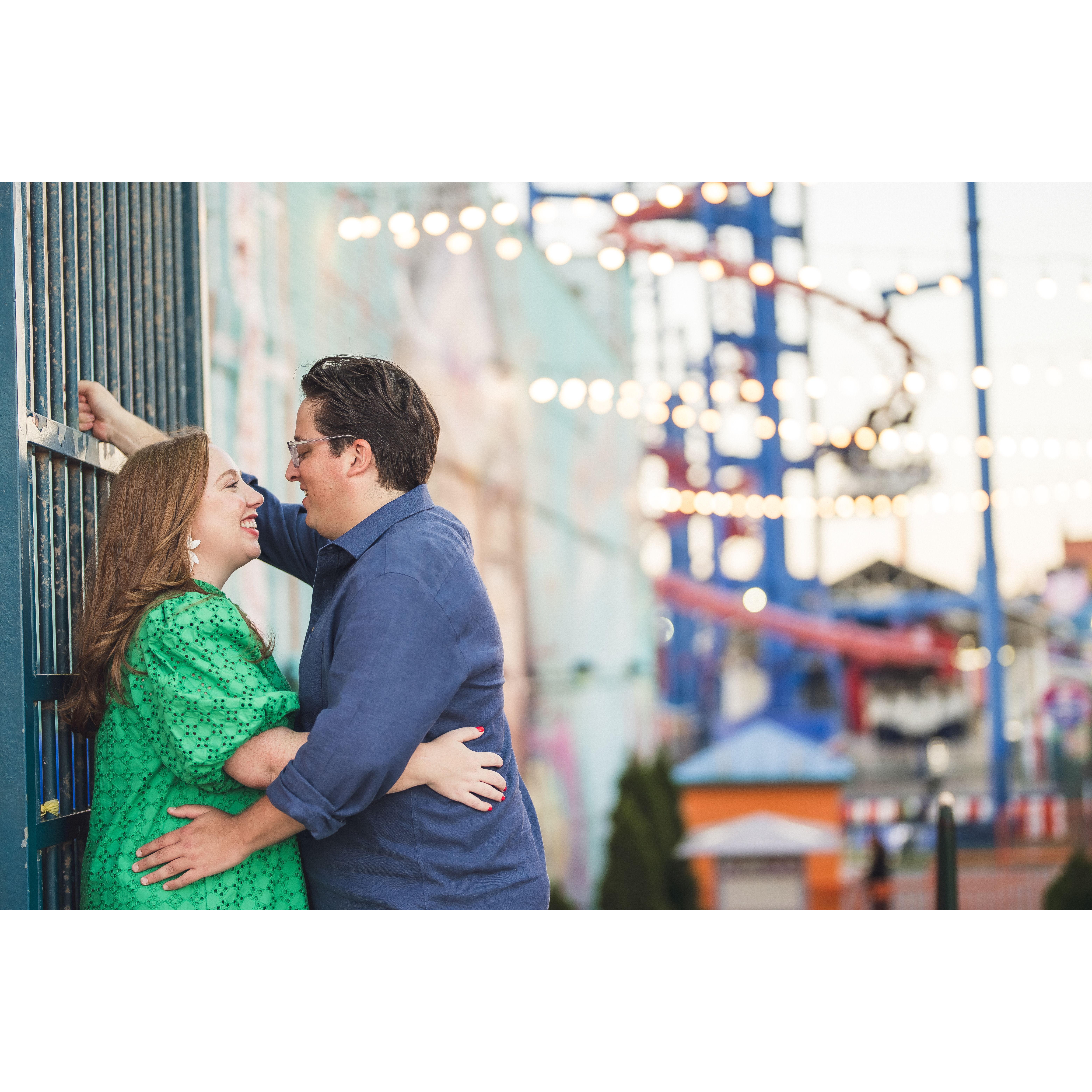 Engagement shoot at Coney Island!