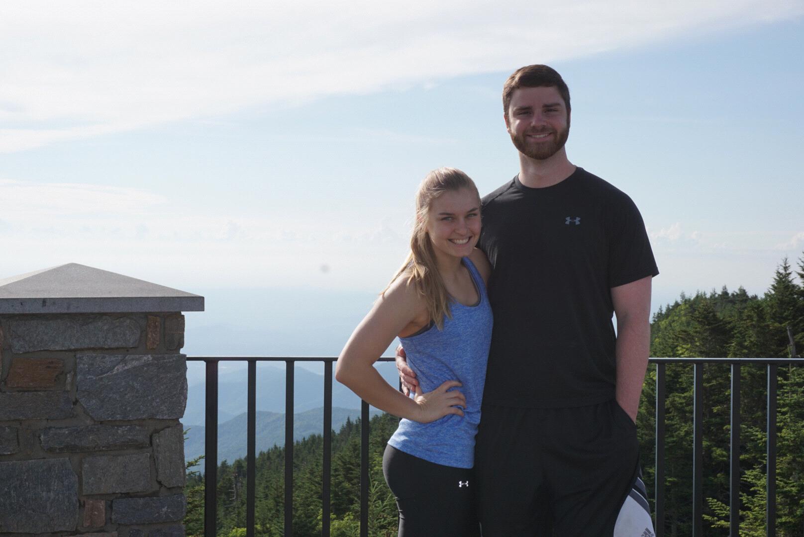 The peak of Mount Mitchell, the highest point east of the Mississppi