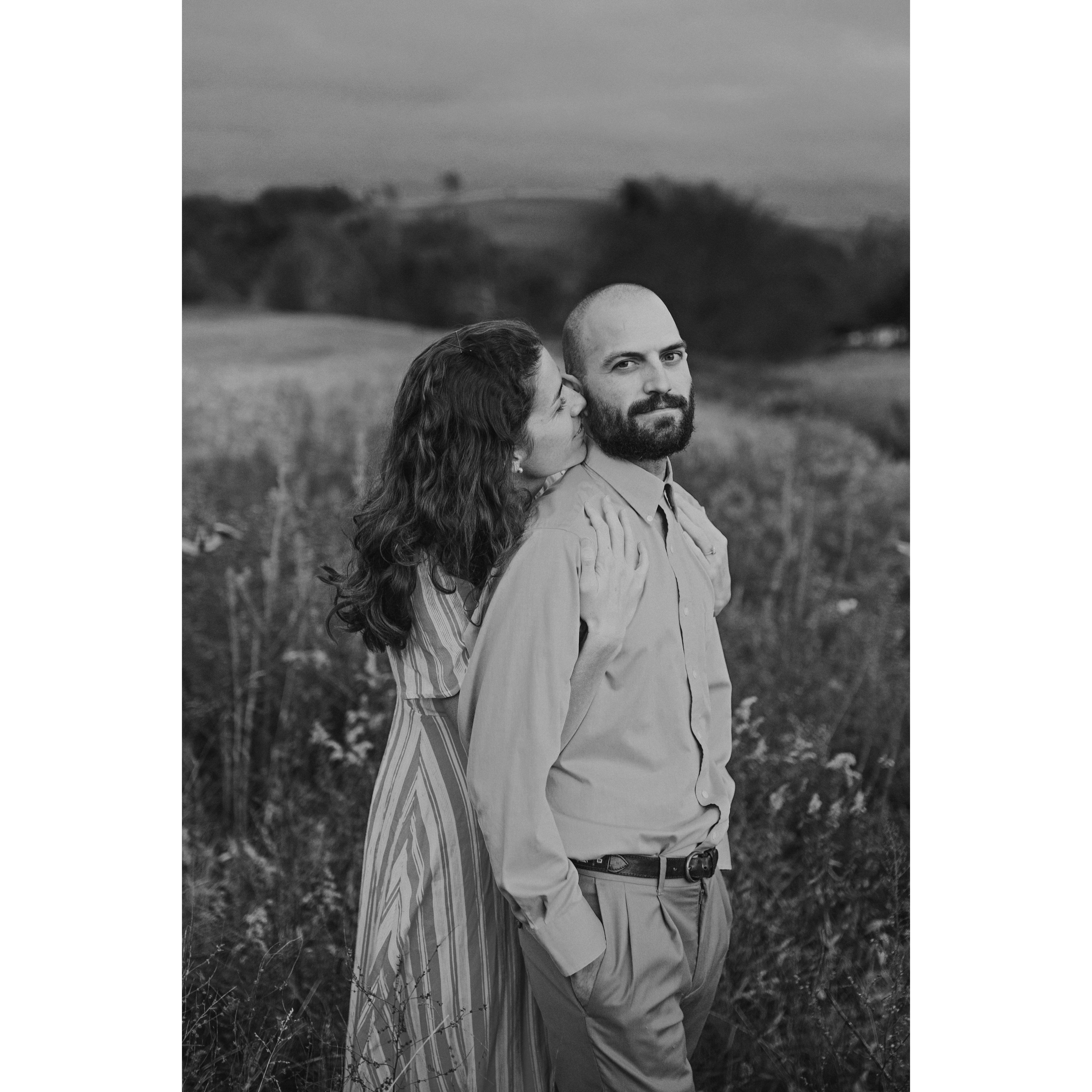 We had our engagement photos done by Ariana Jordan Photography, and she is doing our wedding photos as well. We are so thrilled with how they turned out!