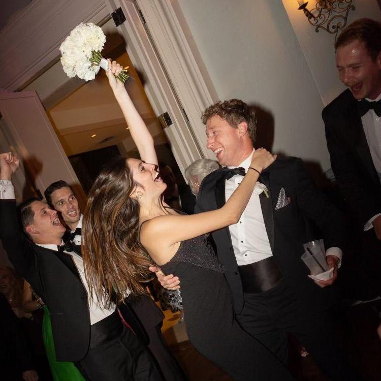 12.31.24 Mia caught the bouquet at Griffin's wedding! Foreshadowing what was to come?
