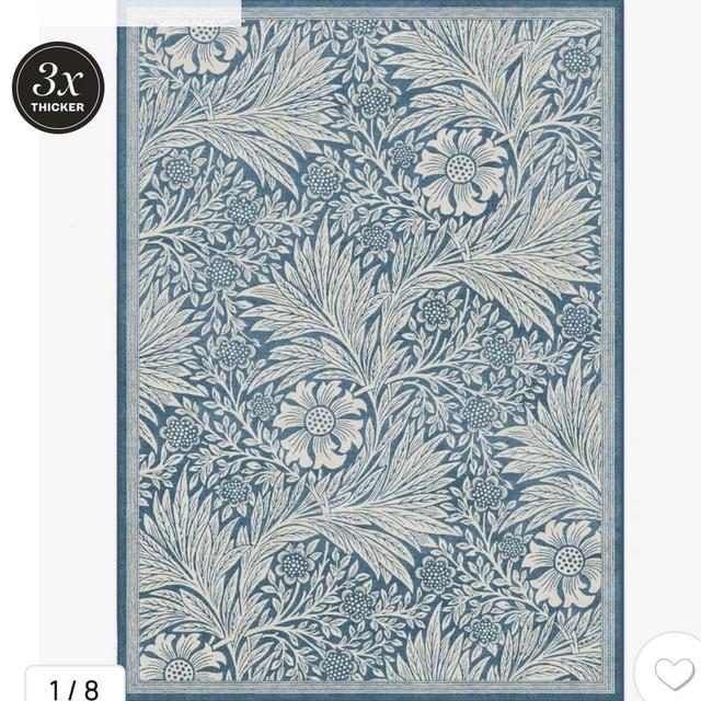 Morris & Co. Marigold Blue Rug | Ruggable