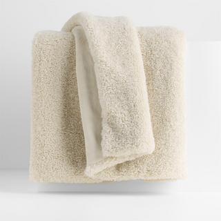Faux Shearling Throw Blanket