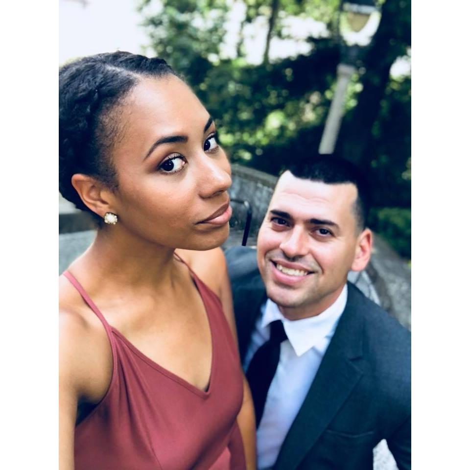 One of our many photos of attending others' weddings.