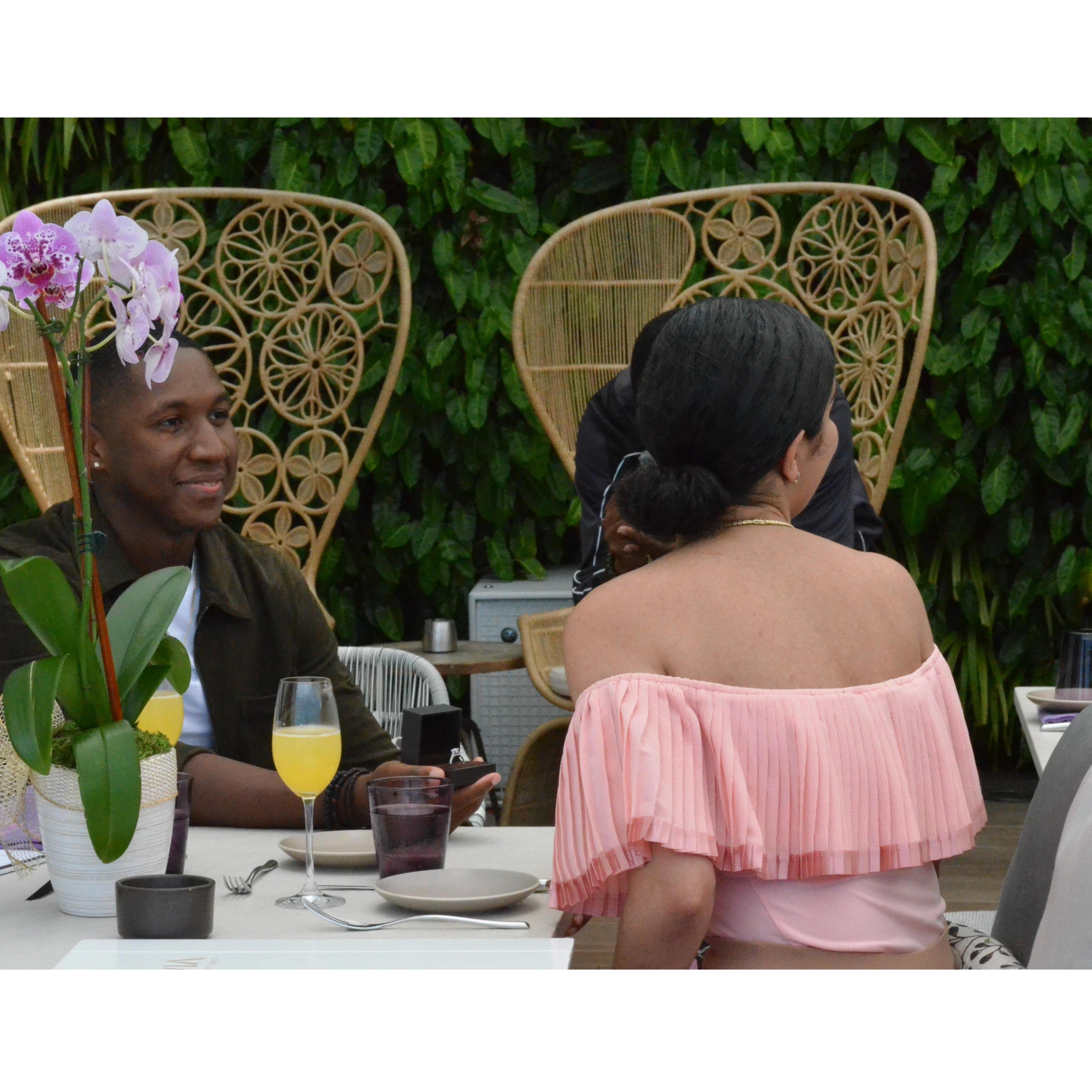 Amanda looks back and realizes they are not alone...