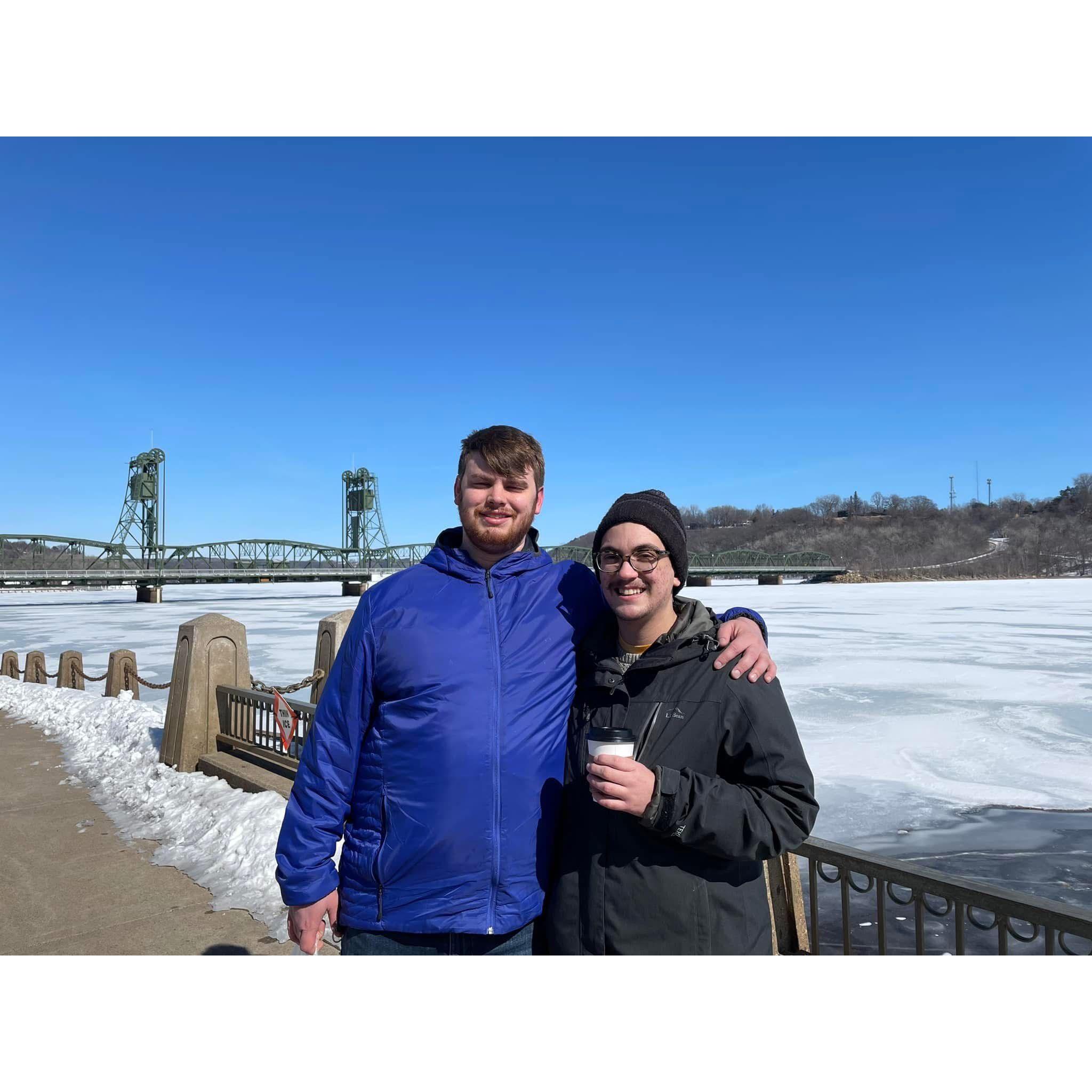 My parents came to visit and we all went to Stillwater, Minnesota!