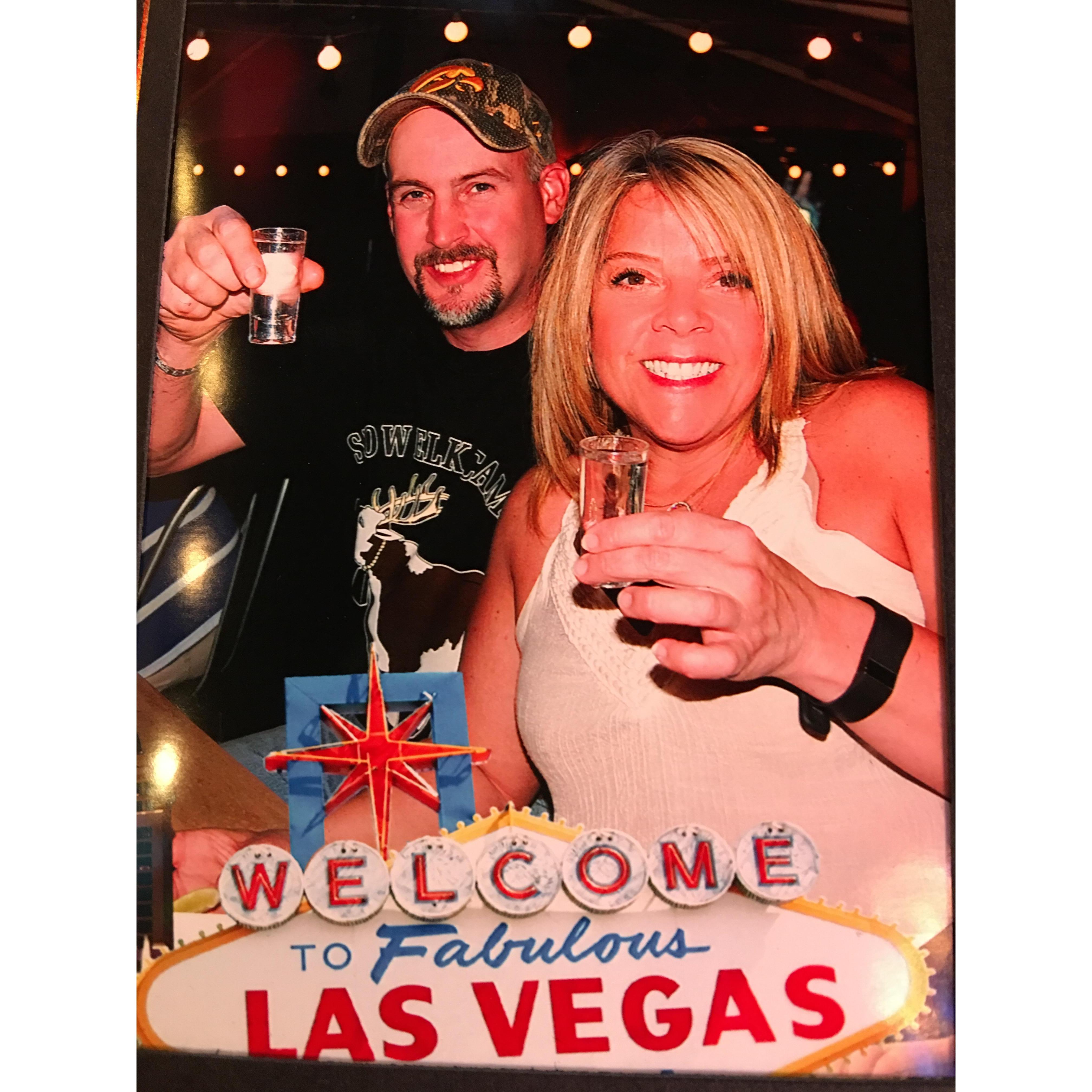 Our first trip to Vegas together