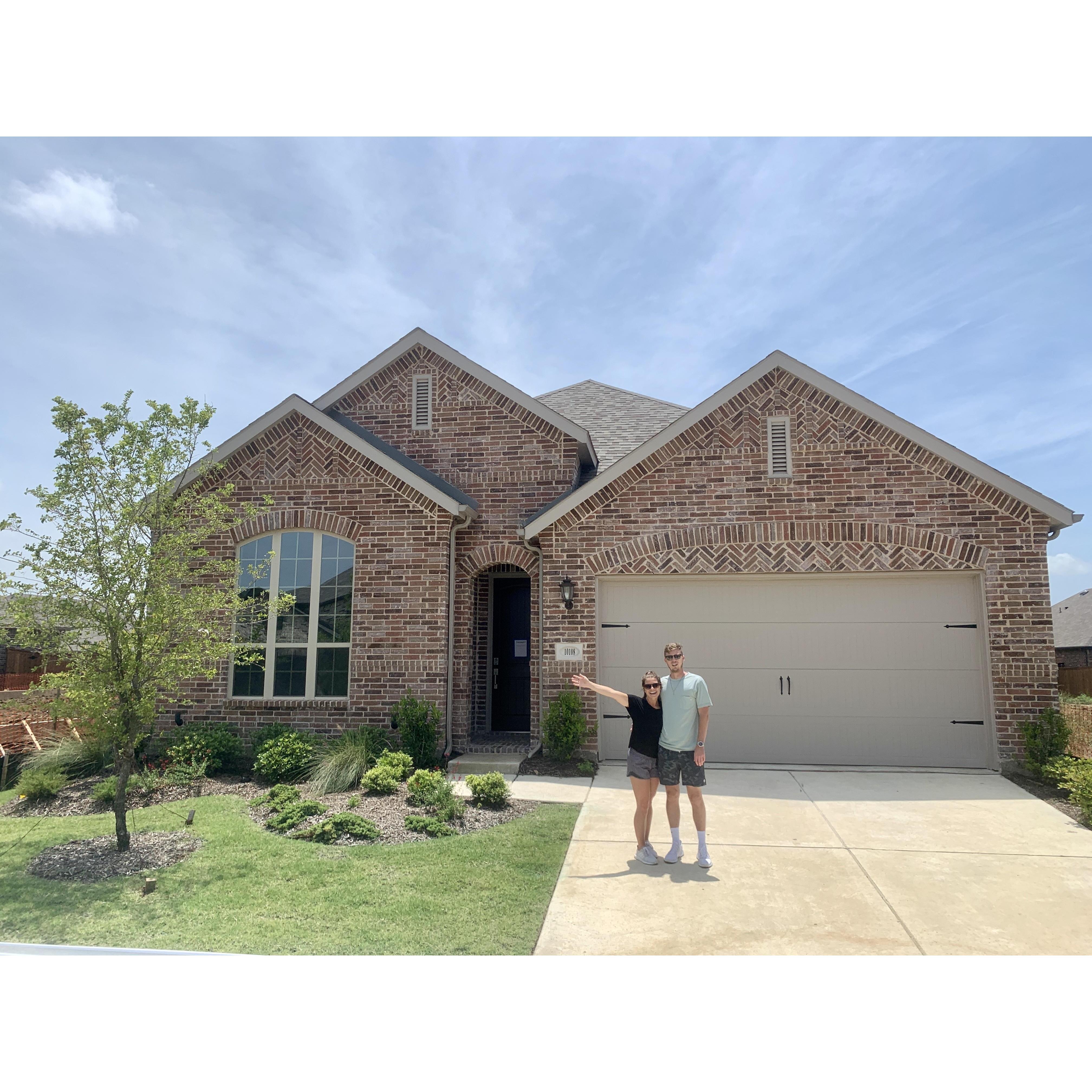 Our first HOME together!